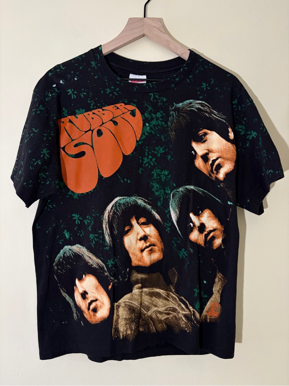 90s Beatles Rubber Soul AOP Single Stitch T-Shirt